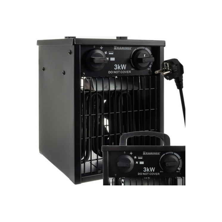 NAGY TELJESÍTMÉNYŰ ELEKTROMOS FŰTŐBERENDEZÉS VENTILÁTORRAL