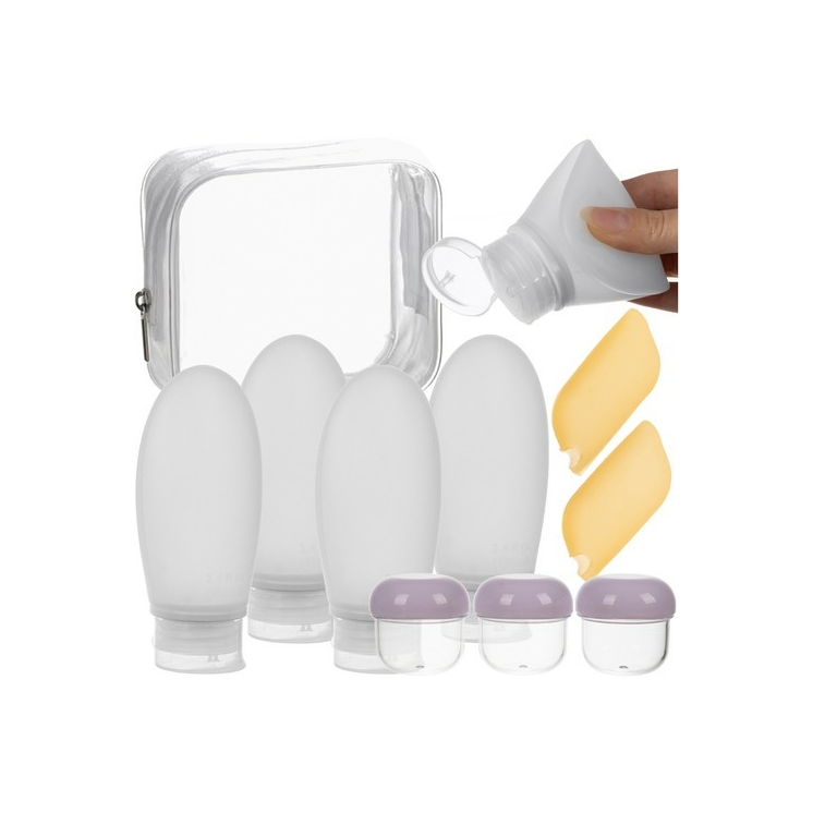 Szilikonos rugalmas Fedélzeti flakon palack 9 db os 