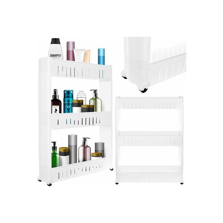 Mobil konyhai fűrdőszoba gurulós polc