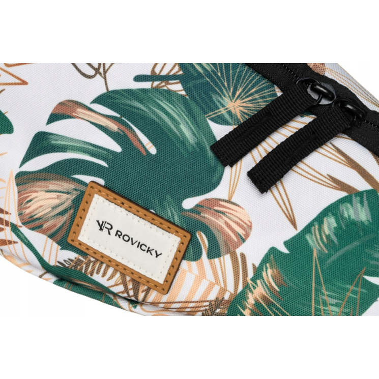 Tágas női övtáska divatos mintával