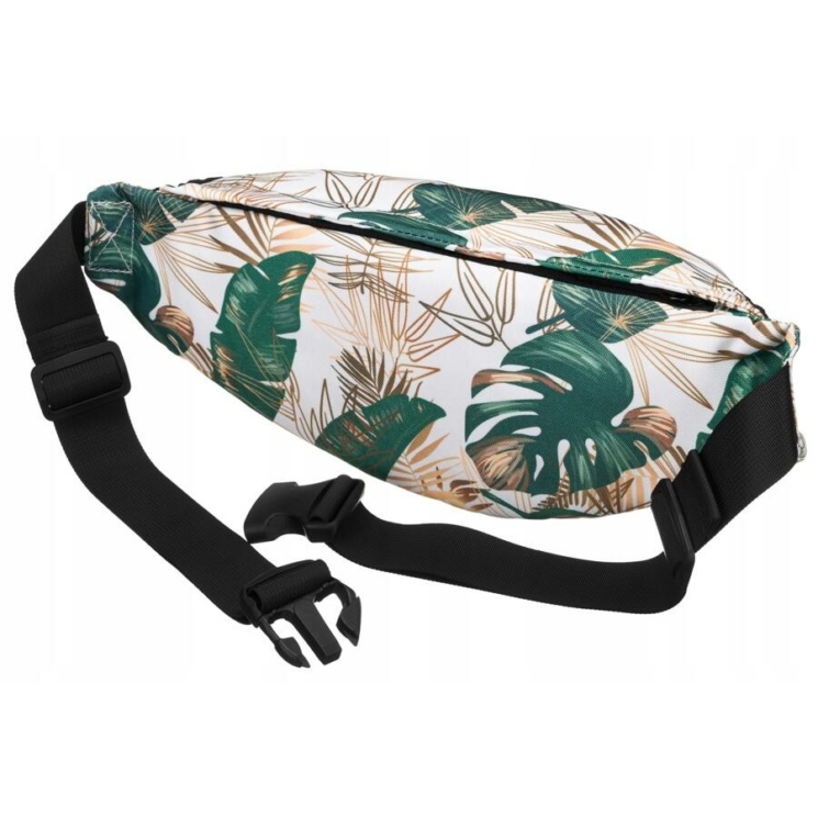 Tágas női övtáska divatos mintával