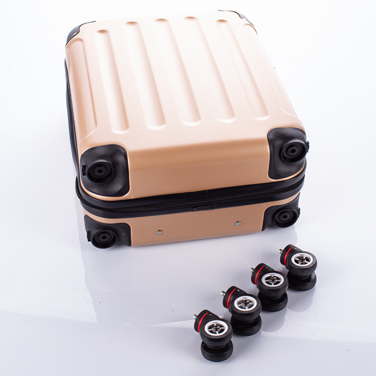 Keményfalú Bőrönd kabin méret: 55 x 40 x 20 cm kivehető  dupla  kerékkel