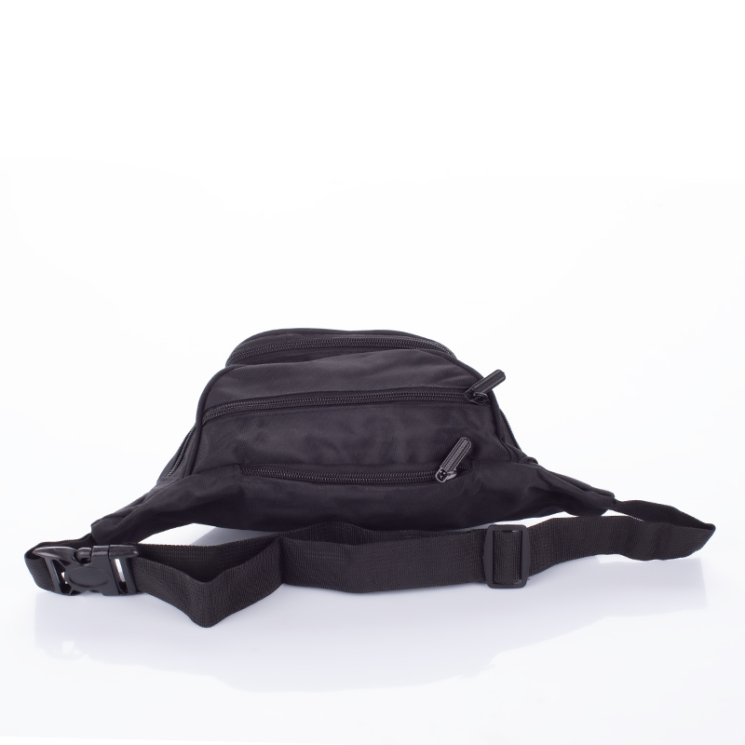 5 zsebes övtáska fekete színben