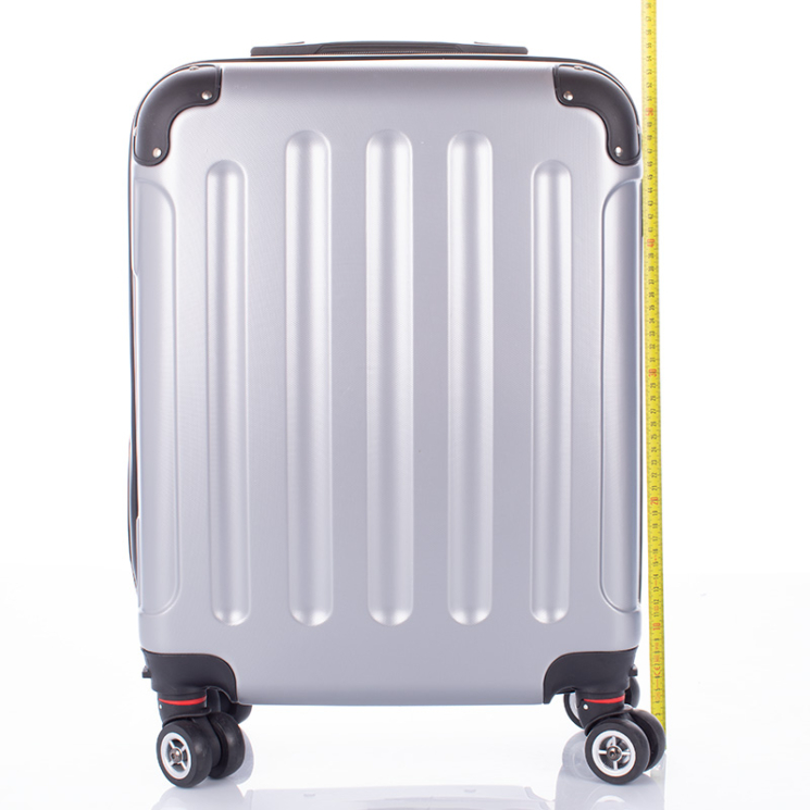 Keményfalú Bőrönd kabin méret: 55 x 40 x 20 cm kivehető  dupla  kerékkel