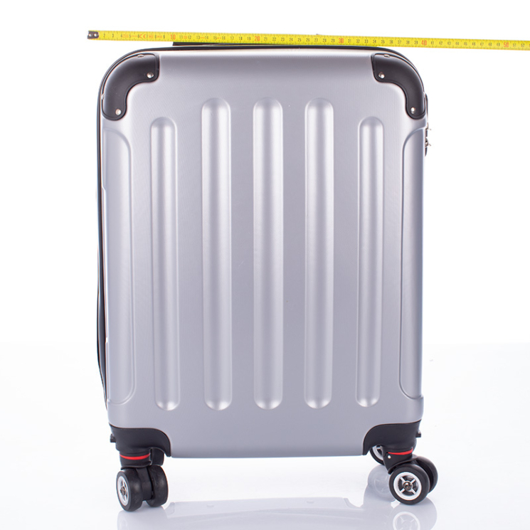 Keményfalú Bőrönd kabin méret: 55 x 40 x 20 cm kivehető  dupla  kerékkel