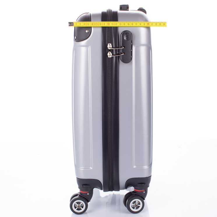 Keményfalú Bőrönd kabin méret: 55 x 40 x 20 cm kivehető dupla kerékkel