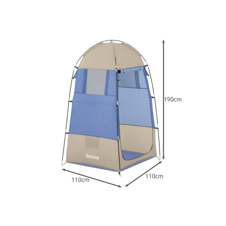 Zuhanyzó - átöltöző sátor Kék színben