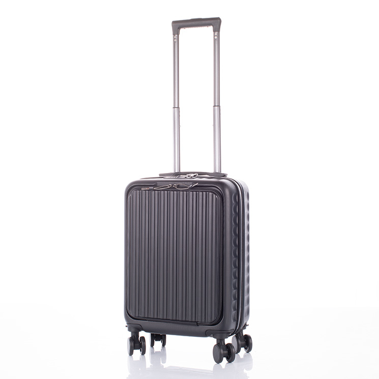 Kabin méretű bőrönd laptoptartóval TSA zárral 55 x 40 x 23 cm pohártartó résszel