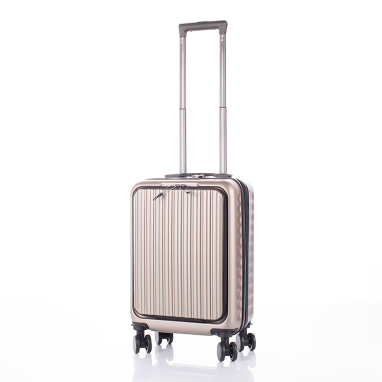 Kabin méretű bőrönd laptoptartóval TSA zárral 55 x 40 x 23 cm pohártartó résszel