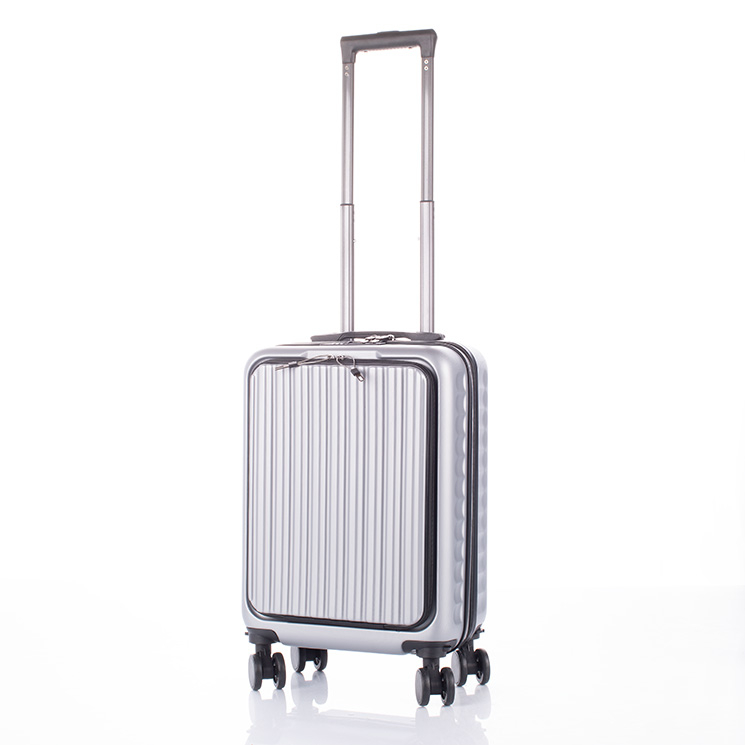 Kabin méretű bőrönd laptoptartóval TSA zárral 55 x 40 x 23 cm pohártartó résszel