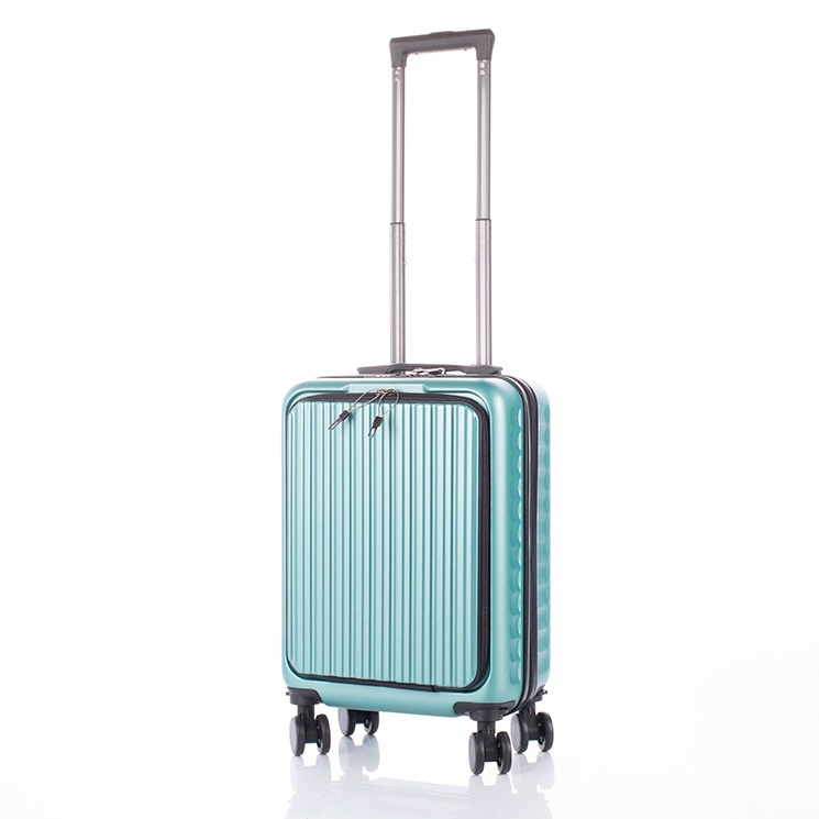 Kabin méretű bőrönd laptoptartóval TSA zárral 55 x 35 x 23 cm pohártartó résszel