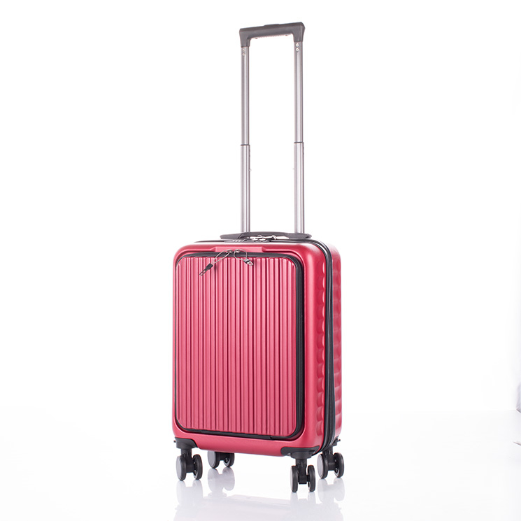 Kabin méretű bőrönd laptoptartóval TSA zárral 55 x 40 x 23 cm pohártartó résszel