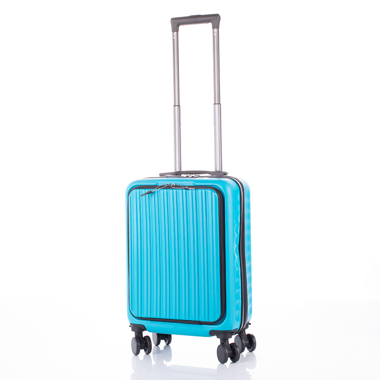 Kabin méretű bőrönd laptoptartóval TSA zárral 55 x 40 x 23 cm pohártartó résszel