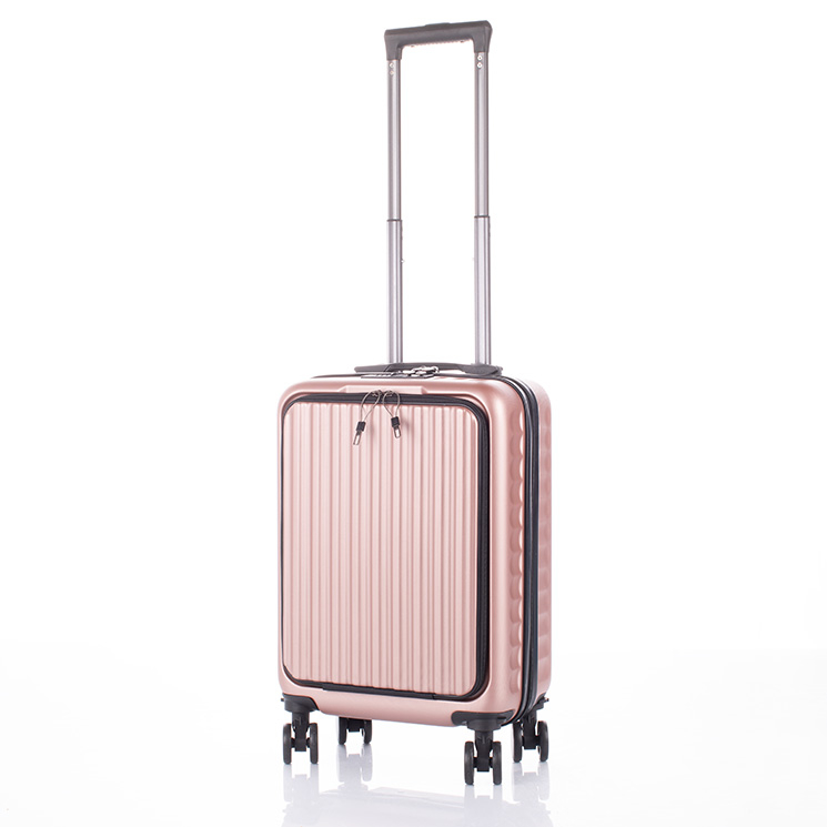 Kabin méretű bőrönd laptoptartóval TSA zárral 55 x 40 x 23 cm pohártartó résszel