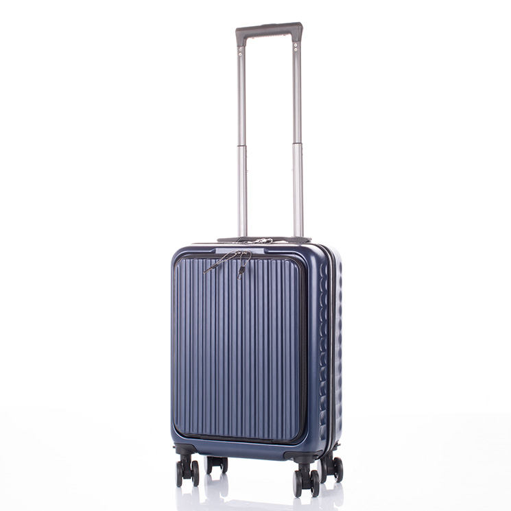 Kabin méretű bőrönd laptoptartóval TSA zárral 55 x 40 x 23 cm pohártartó résszel