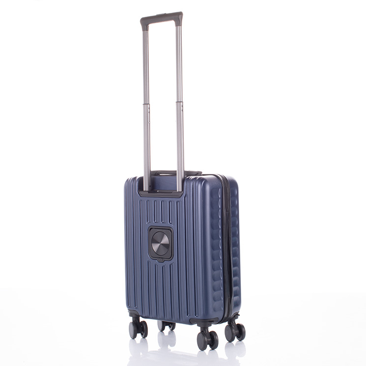 Kabin méretű bőrönd laptoptartóval TSA zárral 55 x 35 x 23 cm pohártartó résszel