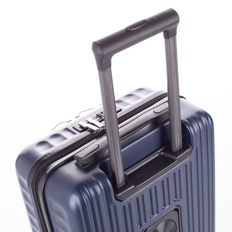 Kabin méretű bőrönd laptoptartóval TSA zárral 55 x 35 x 23 cm pohártartó résszel