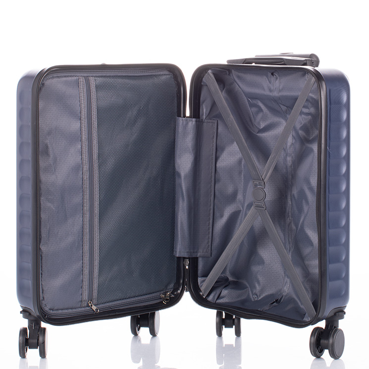 Kabin méretű bőrönd laptoptartóval TSA zárral 55 x 35 x 23 cm pohártartó résszel