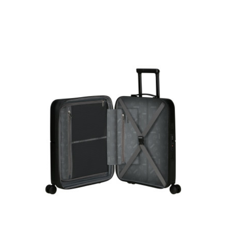 AMERICAN TOURISTER DASHPOP SPINNER 55/20 EXP TSA TRUE BLACK