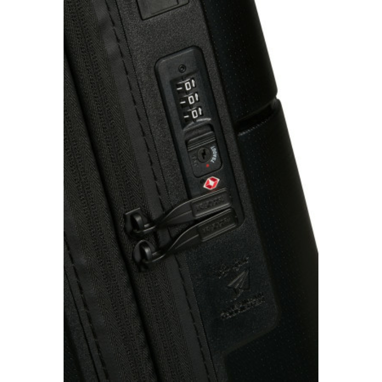AMERICAN TOURISTER DASHPOP SPINNER 55/20 EXP TSA TRUE BLACK