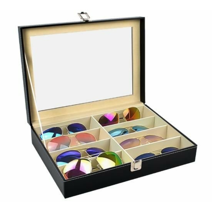 Szemüvegrendező 8 rekesszel