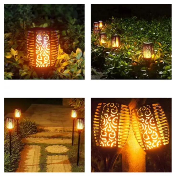 Napelemes kerti fáklyalámpa 23559