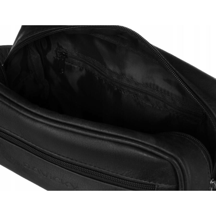 Valódi Bőr férfi kozmetikai táska Extra kiegészítőkkel