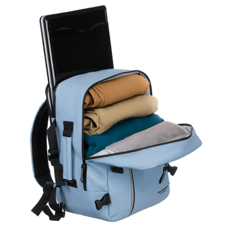 Peterson Többfunkciós vízálló utazó Hátizsák, WizzAir méret 40x30x20 cm