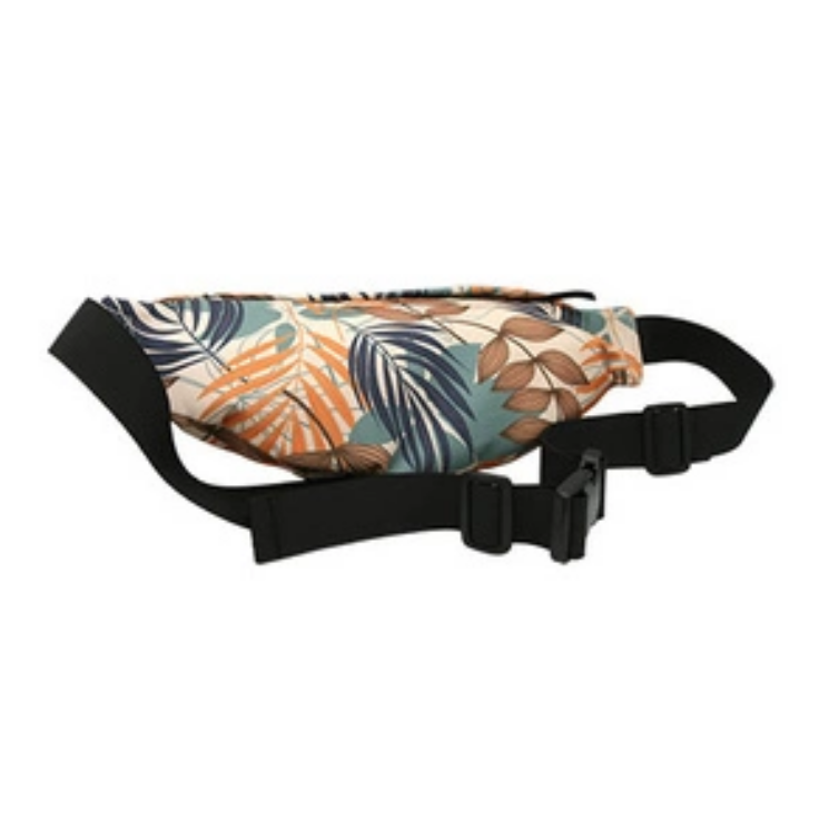 Tágas női övtáska divatos mintával