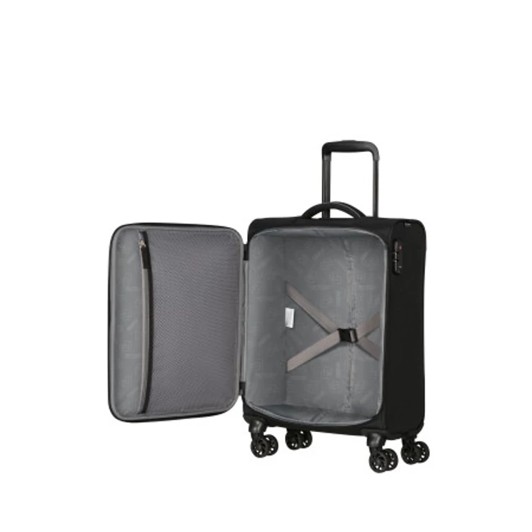 AMERICAN TOURISTER TAKE2CABIN SPINNER S TSA BLACK