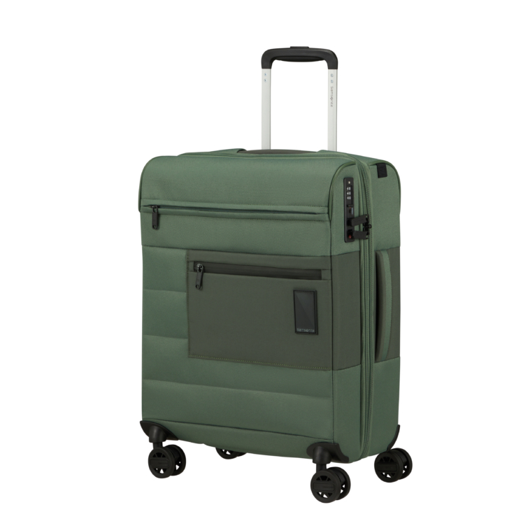 SAMSONITE VAYCAY SPINNER 55/20 EXP DF PISTACHIO GREEN