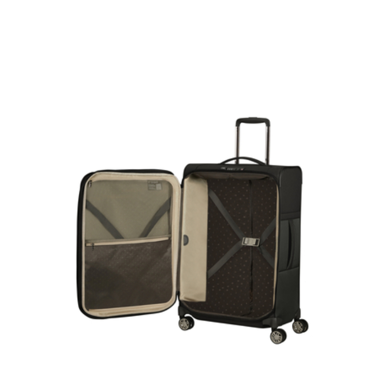 Samsonite Airea Spinner bővíthető bőrönd 67 cm Dark Blue