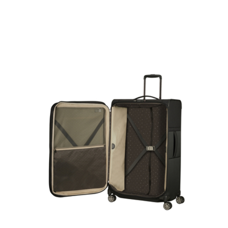 Samsonite Airea Spinner bővíthető bőrönd 78 cm Black