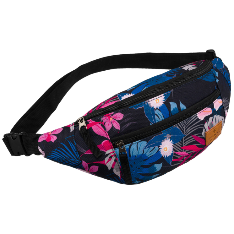 Tágas női Övtáska Divatos mintában