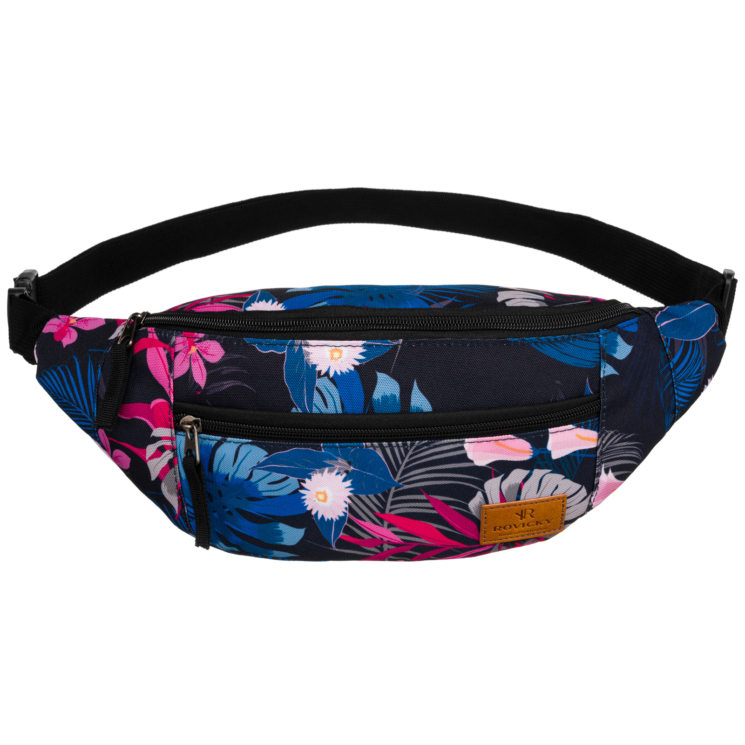 Tágas női Övtáska Divatos mintában