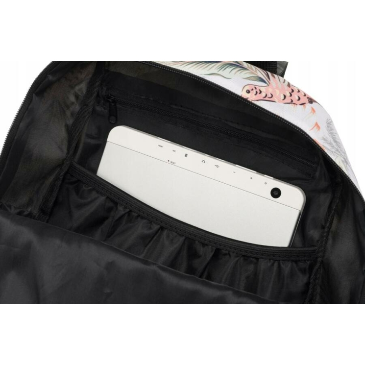 Tágas női városi hátizsák divatos mintában