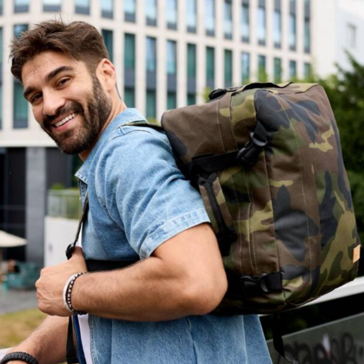 Terepszínű WizzAir méretű hátizsák 40x30x20cm