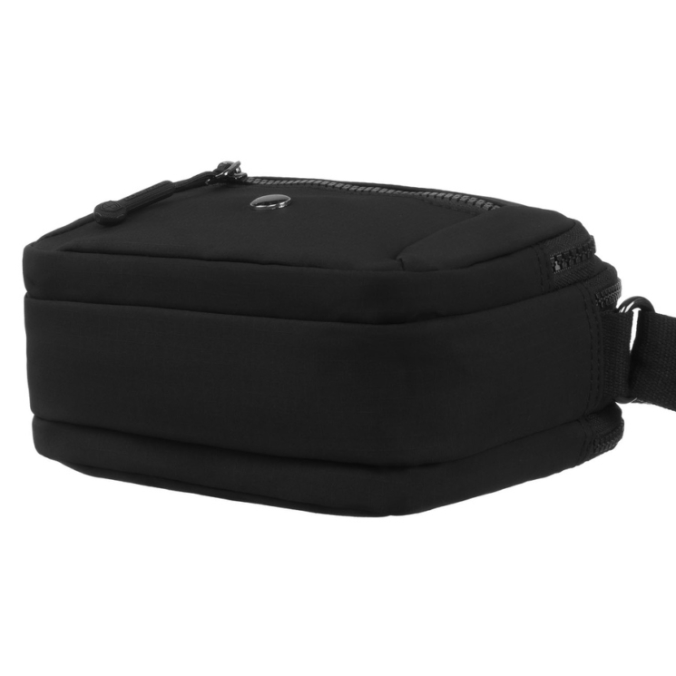 Praktikus női oldaltáska fekete színben