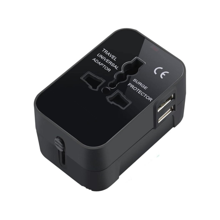 VERK Prémium minőségű Világ adapter USB Töltővel 06313
