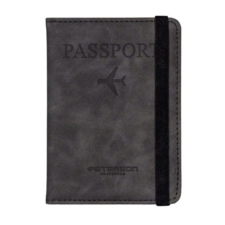 Peterson Útlevéltartó fekete színben