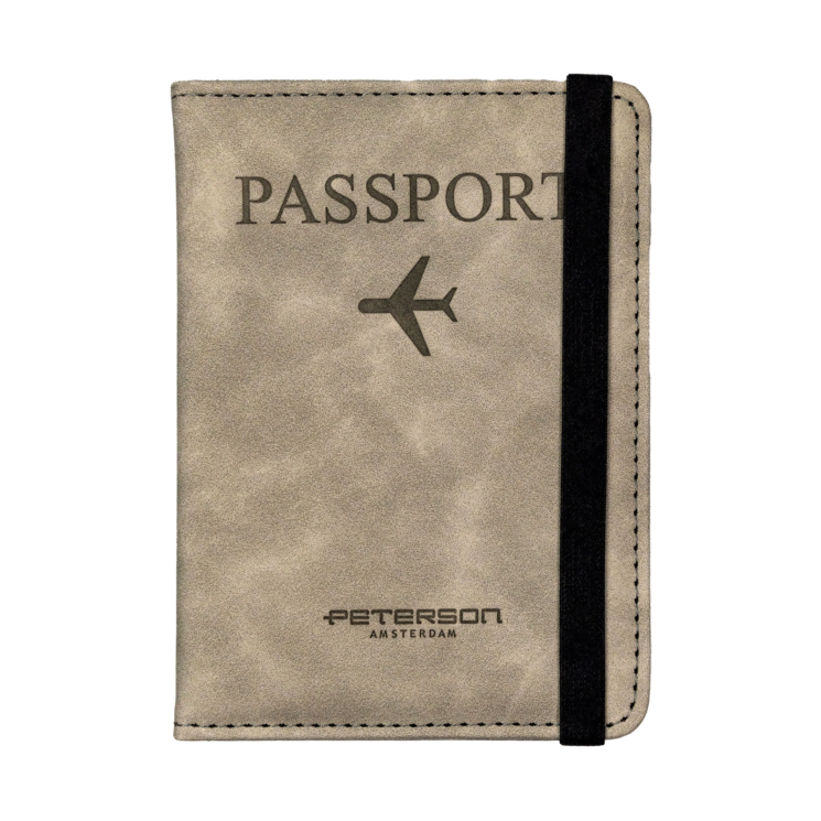 Peterson Útlevéltartó szürke színben