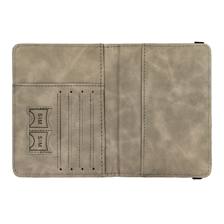 Peterson Útlevéltartó szürke színben