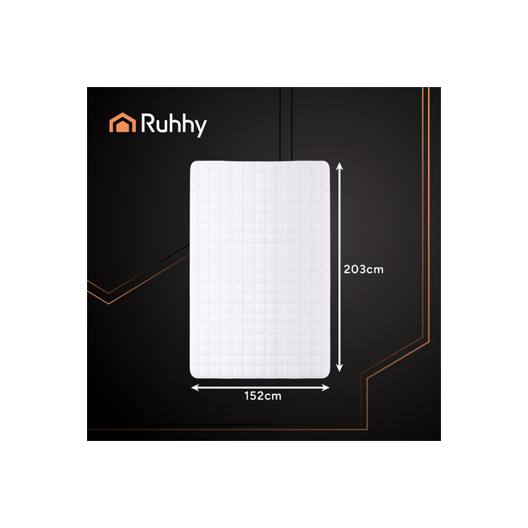 Kétszemélyes fúthető matracvédő 203 x 152 cm