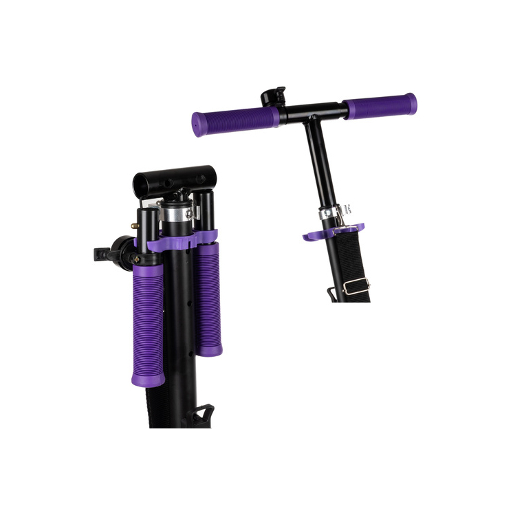 Összecsukható Kruzzel roller fekete-lila 25630