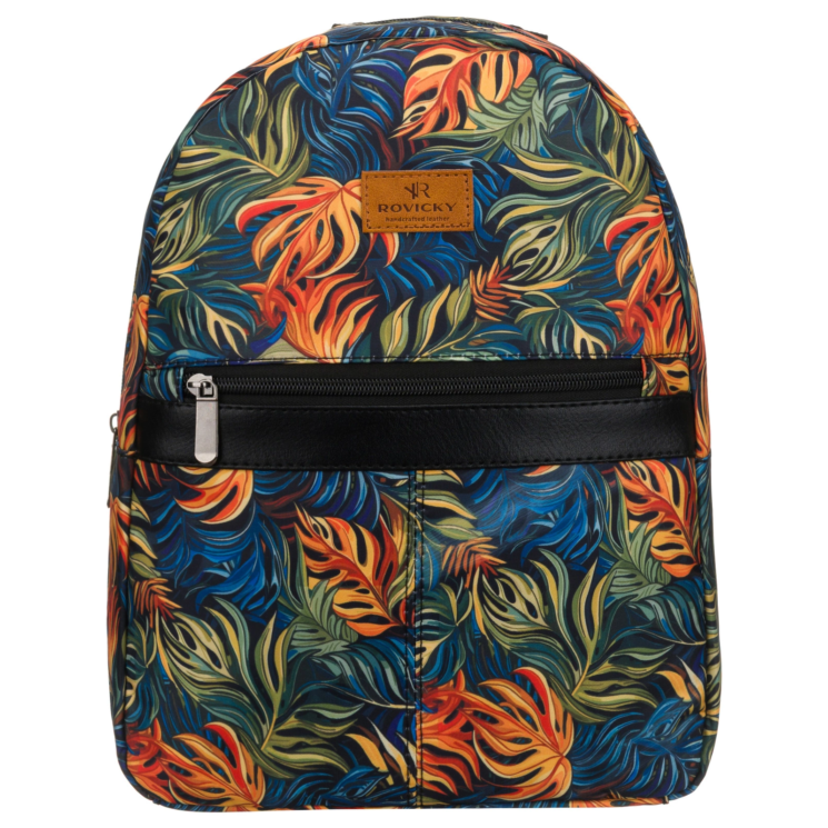 Tágas női városi hátizsák divatos mintában