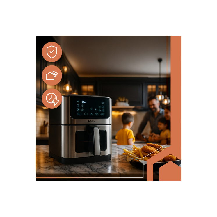 Air Fryer XXL 8 Liter olajmentes sütő