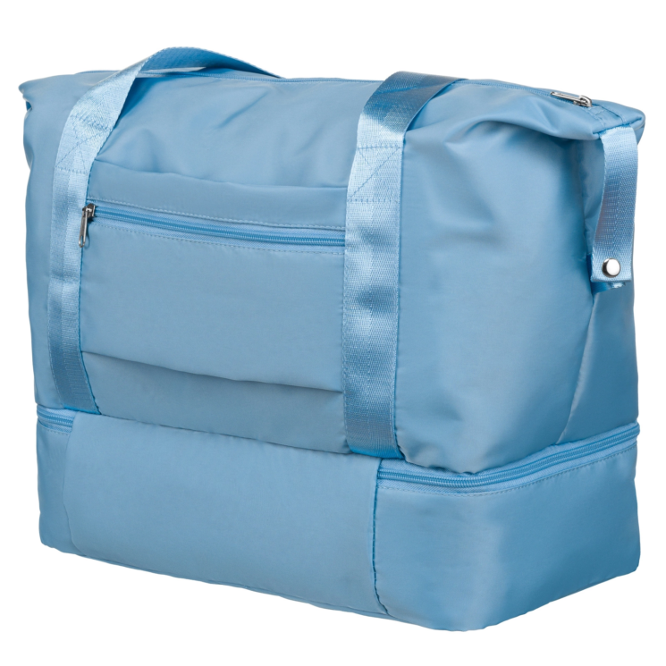 Bővíthető Sporttáska/Utazótáska világoskék színben Wizzair méretű 40 x 30 x 20 cm