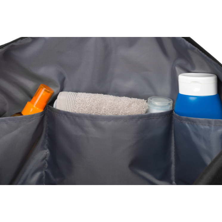 Peterson fekete színű bővíthető Utazótáska/Sporttáska WizzAir méretben