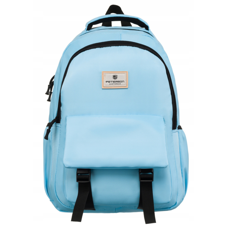 Női Nagyméretű Városi Hátizsák Világoskék színben