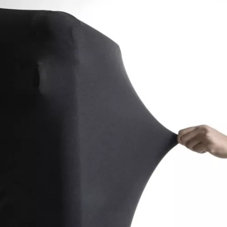 Bőröndhuzat Közepes méret fekete színben 